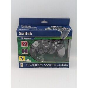 Retro - PC Wireless Controller Gamepad Saitek P2900 2.4GHz Gamepad New Sealed